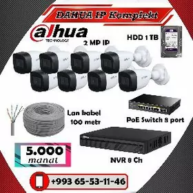 💥 Kamera Dahua IP komplekt 💥