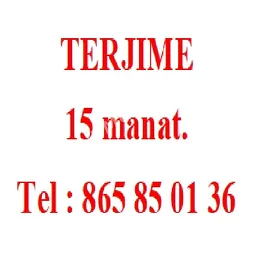 TERJIME 15 MANAT