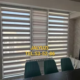 JALYUZI ZEBRA ROL PLISSE ЖАЛЮЗИ ЗЕБРА ШТОРЫ ПЛИССЕ