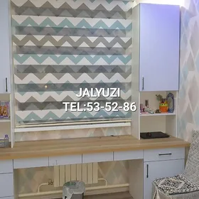 JALYUZI ZEBRA ROL PLISSE ЖАЛЮЗИ ЗЕБРА ШТОРЫ ПЛИССЕ