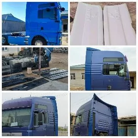 Man spoler daf Volvo