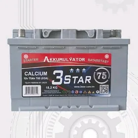 Akkumulyator ⭕️ 3star 12v75ah