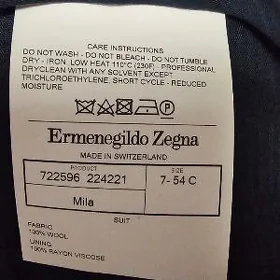 Zegna kostyum