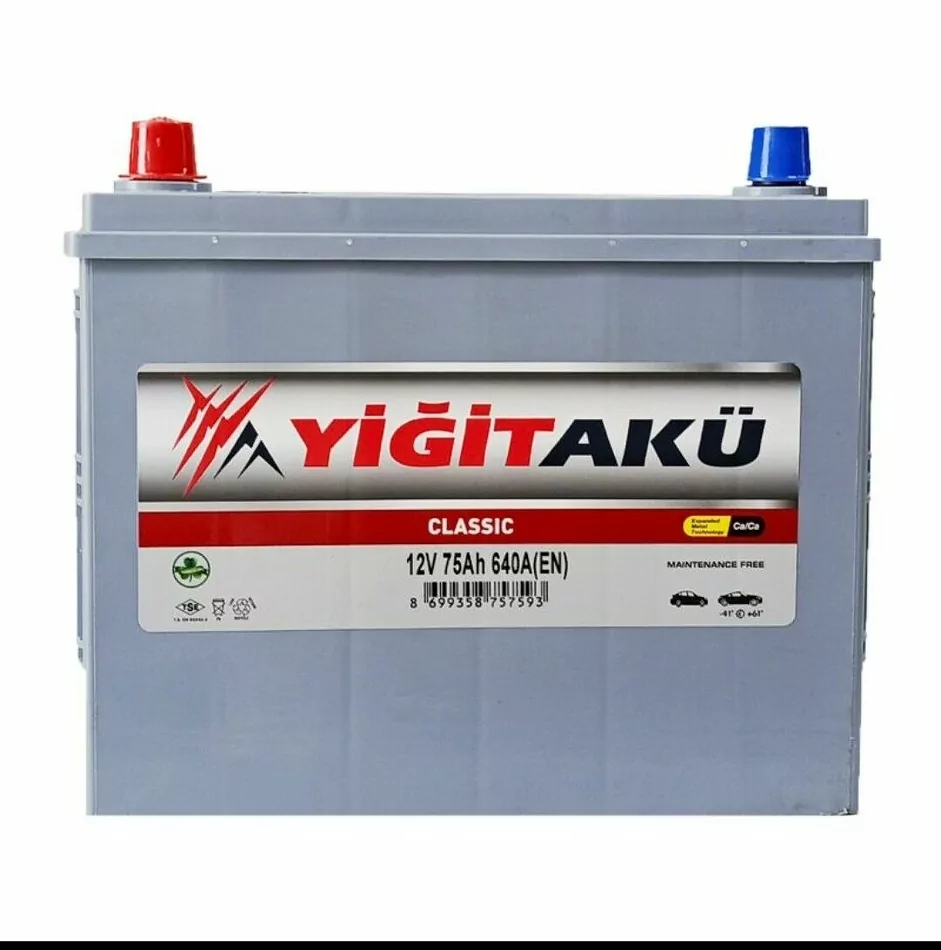 Akkumulyator 🚘 Yigit 12v75ah