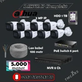 💥Kamera Dahua Ip kamplekt💥