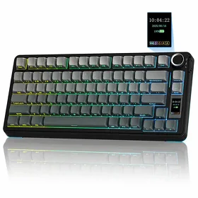 3-х Режимная механическая игровая клавиатура AULA Wind S75 Pro Klawiatura