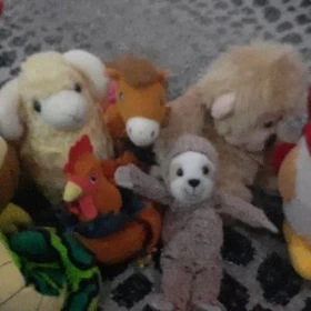 игрушки мягкие два мешка