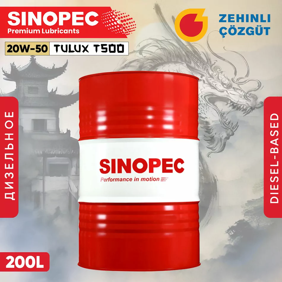 Sinopec (dizel) 20W50 (E7/CI-4) - 200L