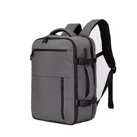 Рюкзак модель 25037F, Oxford материал, размер 43x30x18 см, Usb, серый
