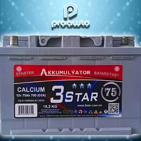 🚨GARAŞARNA 3STAR 75AH ☆