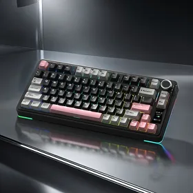 AULA S75PRO Black Gray-Pink