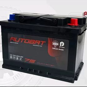 Akkumulyator 🚘 Autobat 75AH