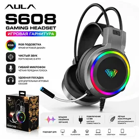 AULA S608 oýun nauşnik  Игровые наушники AULA S608