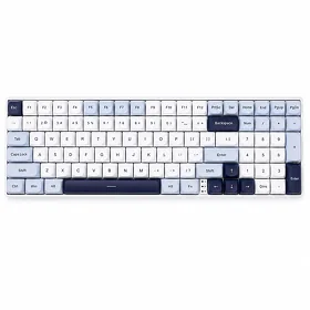 AULA S100 Pro Blue-White-Purple - Механическая клавиатура с 3 режимами подключения