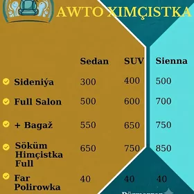 Ýumşak mebel we Awto himçistka