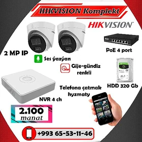 💥 Kamera Hikvison komplekt 💥