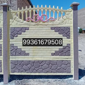 beton zabor