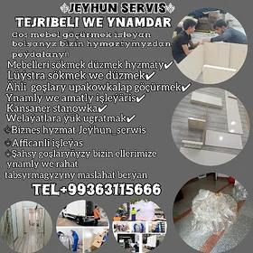 OFİS WE ÖÝ GÖÇÜRMEK HYZMATY