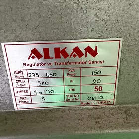 Alkan Stebilzatr 150kw