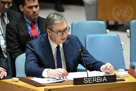 Serdar Berdimuhamedow Serbiýanyň Prezidentini diplomatik gatnaşyklaryň 30 ýyllygy bilen gutlady
