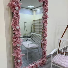 lampaly ayna salon üçin