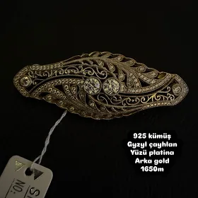 kümüş broşka