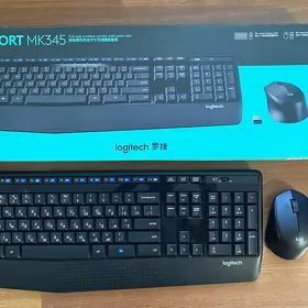 клавиатура и мышь Logitech
