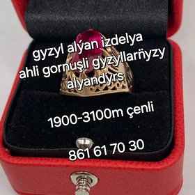 gyzyl alyas in yokary bahadan