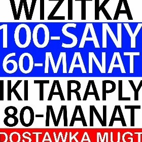Wizitka Stiker Baner Sowgatlar