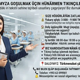 📢TIKINÇI WE BIÇIMÇI GEREK!!!