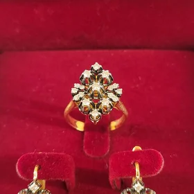 Baku brilliant komplekt gyzyl
