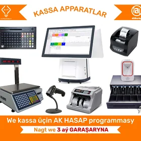 ✅📌KASSA APARAT BARKOD SKANER CEK PRINTER AKHASAP✅
