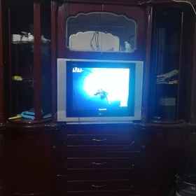 şkaf telewizory bilen bile