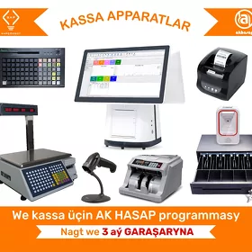 ✅📌KASSA APARAT BARKOD SKANER CEK PRINTER AKHASAP✅