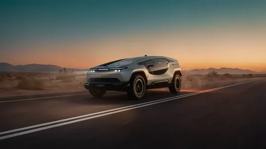Саудовская CEER представила седан и SUV EXOBOT c режимом для песка