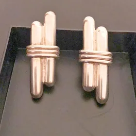 Серебряные клипсы 925 пробы (США), 20 грамм