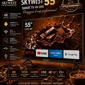 55 LIK ANDROID TÄZE TELEWIZOR