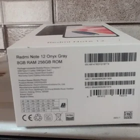 redmi not 12onyx Gray 256gb