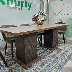 MDF AŸAKLY STOL-STUL/СТОЛ-СТУЛ