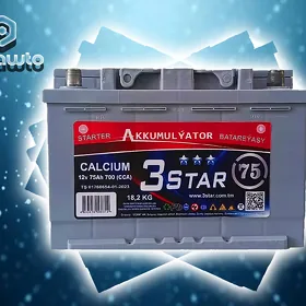 3STAR Akumulyator ⭕️ 75AH
