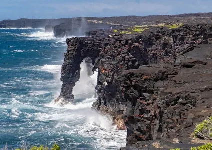 Hawai adasynda meşhur tebigy ýadygärlik ýumruldy