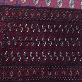 Türkmen haly elde dokalan yüň