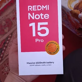 Redmi Not 15pro
