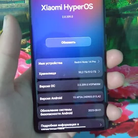 REDMI NOT 14 PRO RAM 14+ 4