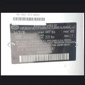 Hyundai Sonata 2018