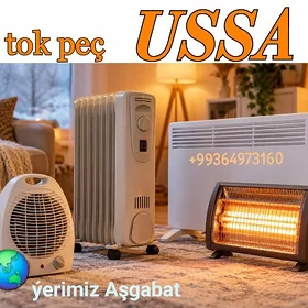 TOK PEÇ USSA KOMBI USSA BATAREÝ PEÇ USSA  KIRMAŞYN USSA MIKROWOLNOWKA USSA TELEWIZOR USSA