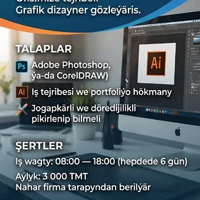📢Grafik Dizaýner we Targetolo