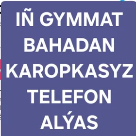 Karopkasyz telefon alýan