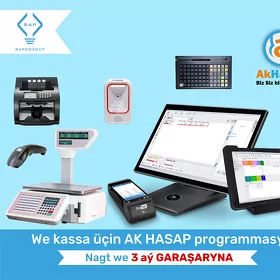 ✅📌KASSA APARAT BARKOD SKANER CEK PRINTER AKHASAP✅
