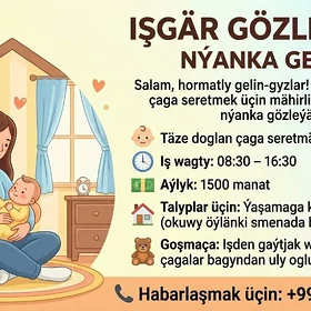 ​📢 IŞGÄR GÖZLENÝÄR (Nýanka)